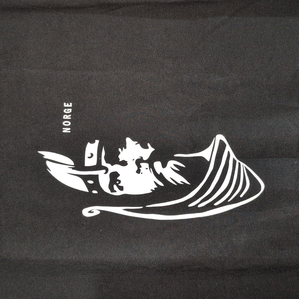 NORGE Norwegian Clothing Black T-shirt Size Large - Picture 2 of 6